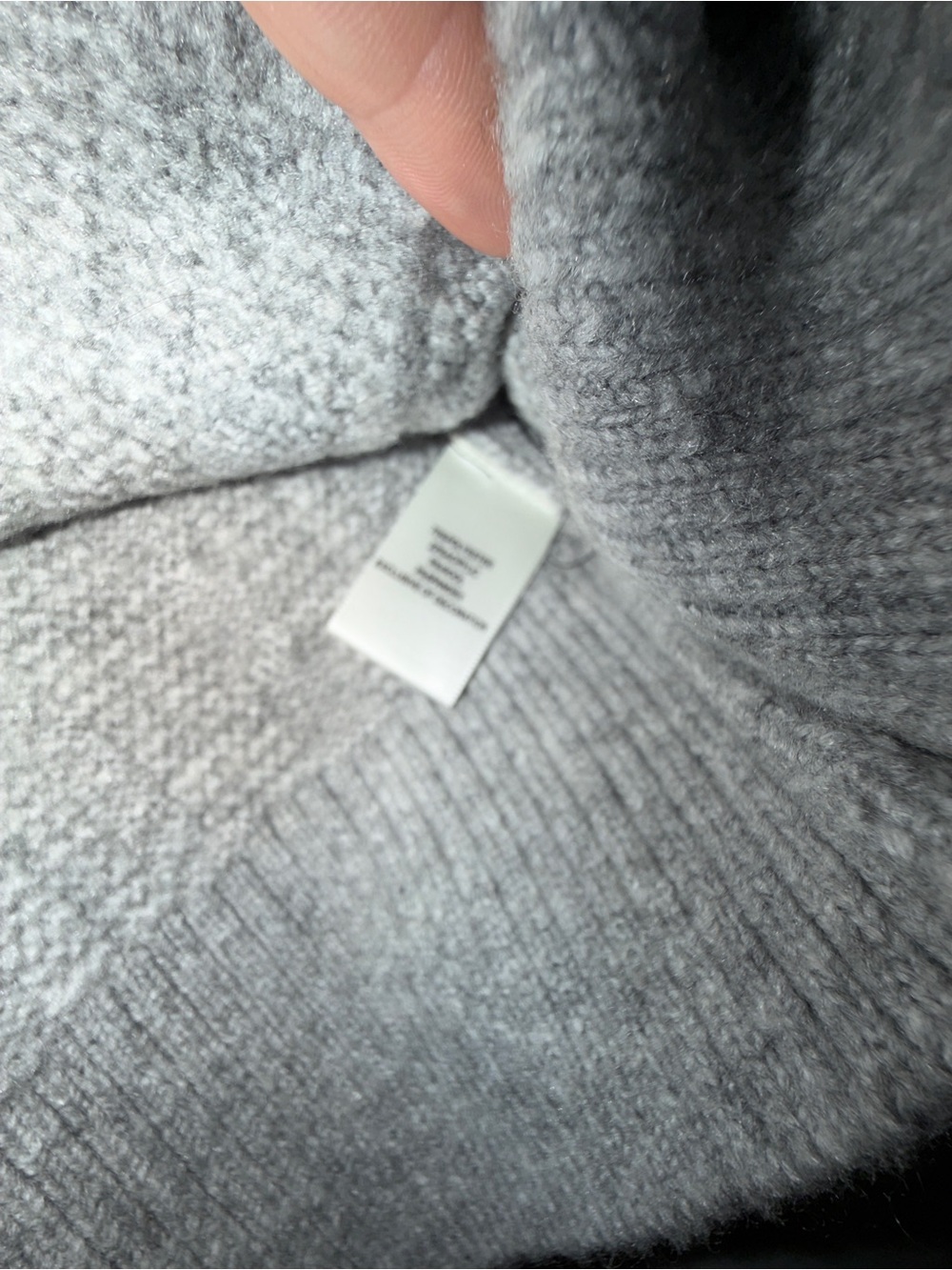 Joie Gray Cable Knit Cardigan Velvet Ribbon Bows - Picture 3 of 4